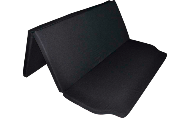 Opened black foldable seat cushion