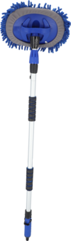 Berger Waschbürste mit Teleskopstange Länge 95 - 165 cm