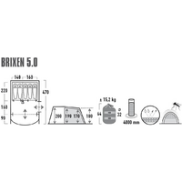 High Peak Brixen 5.0 Family Tent