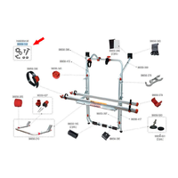 Fiamma mounting kit for Carry Bike VW T5 Fiamma item number 98656-102