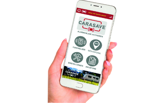 CaraSave Alarmsystem Zentrale Version 2.0 mit GPS-Funktion