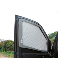 Obscurcissement avant Remis REMIfront III Mercedes Sprinter 2006 - 2018 / Côté droit / Cadre gris / Plissé gris clair