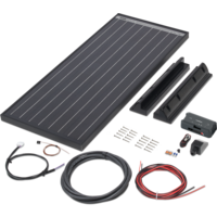 Büttner Elektronik Solar-Komplettanlage Power Blackline Solar Kit MT 100 / 1 x 100 W