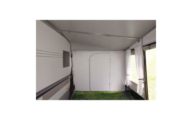Brand additional poles for awnings and tents Roof pole with hook and clamp steel 25 mm length 215 - 300 cm