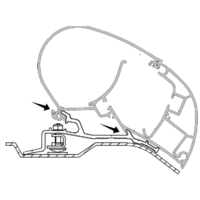 Dometic PR2000 Adapterkit Ducato / Boxer / Jumper