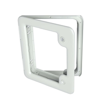 Porte de trappe de service toilettes à cassette 349 x 296 mm blanc modèle 3 Thetford