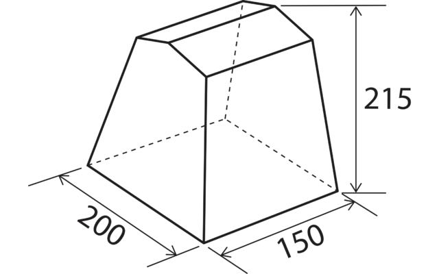 Produktbild Brunner Gusto NG K&uuml;chenzelt mit Stahlgest&auml;nge 1