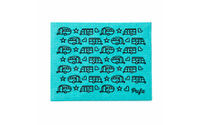 351388 - Pufz Schwedisches Spültuch mit Wohnwagenmotiv 17 x 20 cm