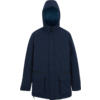 Dunkelblaue Kapuzenjacke mit zwei Taschen vorne