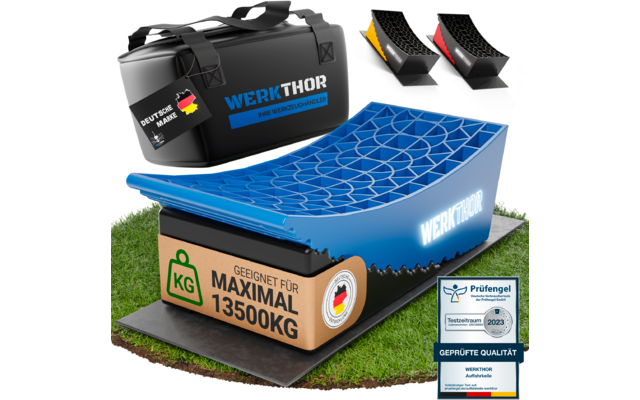Produktbild Werkthor Auffahrkeile bis zu 13,5 Tonnen inklusive Transporttasche Gr&ouml;&szlig;e  1