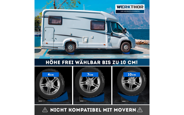 Produktbild Werkthor Auffahrkeile bis zu 13,5 Tonnen inklusive Transporttasche Gr&ouml;&szlig;e  1