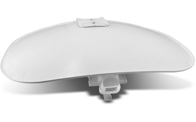 White car driver's sun visor with attached rotating clip