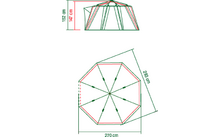 354080 - Coleman OctaGo koepeltent