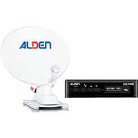 Impianto satellitare completamente automatico Alden AS2 60 HD Platinium con modulo di controllo S.S.C. HD e TV LED Ultrawide da 24 pollici
