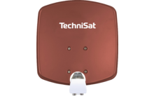 TechniSat Digidish 33 Antena Satélite Digital con LNB Doble Universal 33 cm Rojo