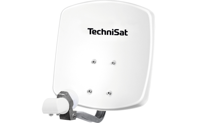 TechniSat Digidish 33 Antenne satellite numérique avec Universal Twin LNB 33 cm blanc