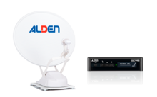 295850 356550 - Alden Onelight 60 HD EVO Ultrawhite Fully Automatic Satellite System Single LNB including S.S.C. HD Control Module