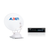 Alden Onelight 60 HD EVO Ultrawhite Fully Automatic Single LNB Satellite System incl. S.S.C. HD Control Module