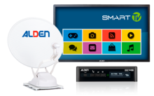 126524 356620 - Alden Onelight EVO 60 Satellitenanlage inkl. Smartwide LED TV 