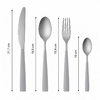 Kleines Produktbild Berger Solona Edelstahl Besteck-Set 16-tlg. f&uuml;r 4 Personen 1