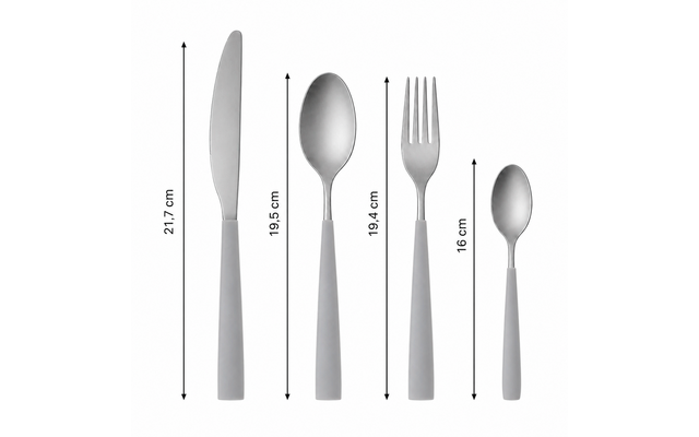 Produktbild Berger Solona Edelstahl Besteck-Set 16-tlg. f&uuml;r 4 Personen 1