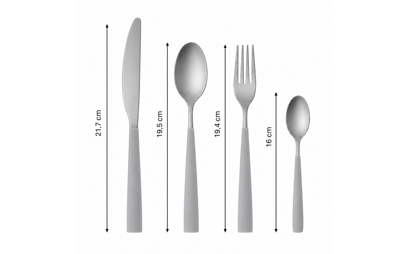 Produktbild Berger Solona Edelstahl Besteck-Set 16-tlg. f&uuml;r 4 Personen 1