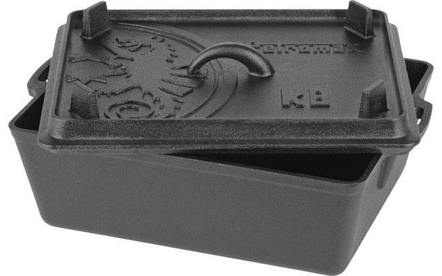 Produktbild Petromax K4 Gusseisen Kastenform mit Deckel 1