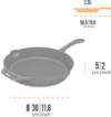 Petromax GP30 Gusseisen Grill-Feuerpfanne mit Stiel 30 cm