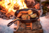 Petromax GP30 Gusseisen Grill-Feuerpfanne mit Stiel 30 cm