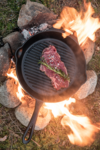 Petromax GP35 Gusseisen Grill-Feuerpfanne mit Stiel 35 cm