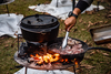 Petromax GP35 Gusseisen Grill-Feuerpfanne mit Stiel 35 cm