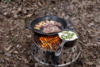 Petromax GP30h Gusseisen Grill-Feuerpfanne mit zwei Henkeln 30 cm