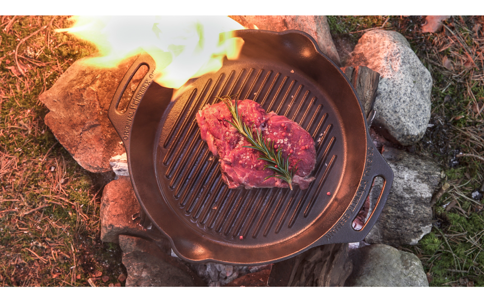 Produktbild Petromax GPh Gusseisen Grill-Feuerpfanne mit zwei Henkeln 1