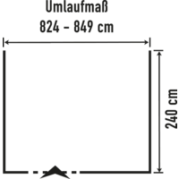 Avanc&eacute; para ruta 824-849 cm Como Brand