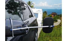 Oppi caravan mirror holder for Dacia Sandero (from 21), Ford Focus (08-11), Mondeo (07-10), Mitsubishi ASX (from 23), Nissan Juke (from 19), Quashqai (from 21), Ariya (from 22), Renault Captur (from 19), Mégane (from 21), Clio (from 19), Austral (from 22)