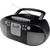 Soundmaster SCD7800SW DAB+ Boombox mit CD / MP3 / USB und Kassettenwiedergabe Schwarz