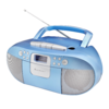 Soundmaster SCD7800BL DAB+ Boombox mit CD / MP3 / USB und Kassettenwiedergabe Blau
