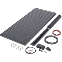 Büttner Elektronik Solar-Komplettanlage Power Blackline Solar Kit MT 200 / 1 x 200 W
