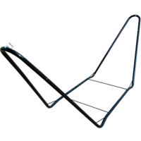 Chillounge H&auml;ngemattengestell aus pulverbeschichtetem Stahl 3 Meter black 