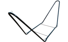 361489 - Chillounge Hängemattengestell aus pulverbeschichtetem Stahl 3 Meter black 