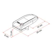 Bloc de s&eacute;curit&eacute; Safe Door Magnum Frame pour serrures ext&eacute;rieures blanc Fiamma