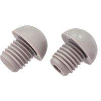 Berger Kunstoffkappen f&uuml;r St&uuml;hle im 2er Set grau 22 mm