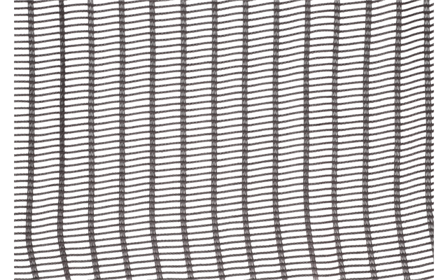 Gros plan d'un tissu gris à côtes