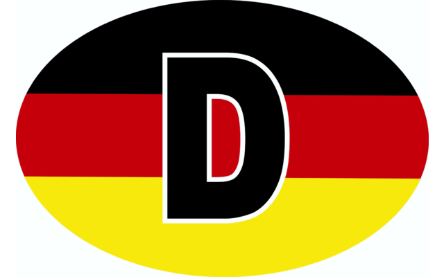 Schütz Sticker Duitsland 125 x 85 x 0,1 mm