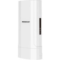 Megasat Connected WiFi-Booster System bestehend aus Au&szlig;enantenne und Router