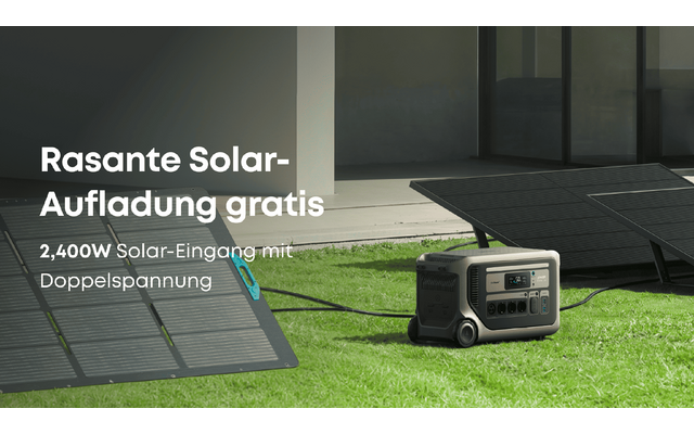 Produktbild Anker Solix F3000 Powerstation 3072 Wh 3600 W mit 2400 W Solareingang 1