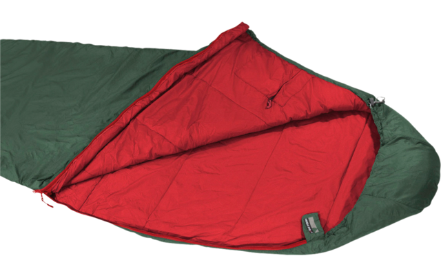 High Peak Ultra Pak 500 Sac de couchage momie ultra léger 205 x 75 cm vert/rouge