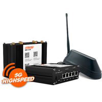 Selfsat MWR 5540 5G Cat 12 WLAN Router mit SHARK 5G Dachantenne schwarz bis 2,6 Gbps