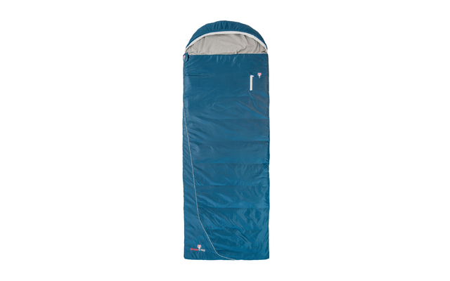 Grüezi Bag Cloud Cotton Comfort Schlafsack Rechts blau