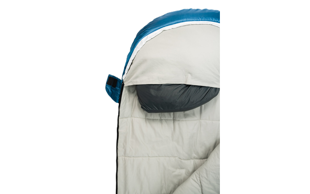 Grüezi Bag Cloud Cotton Comfort Sac de couchage droit bleu